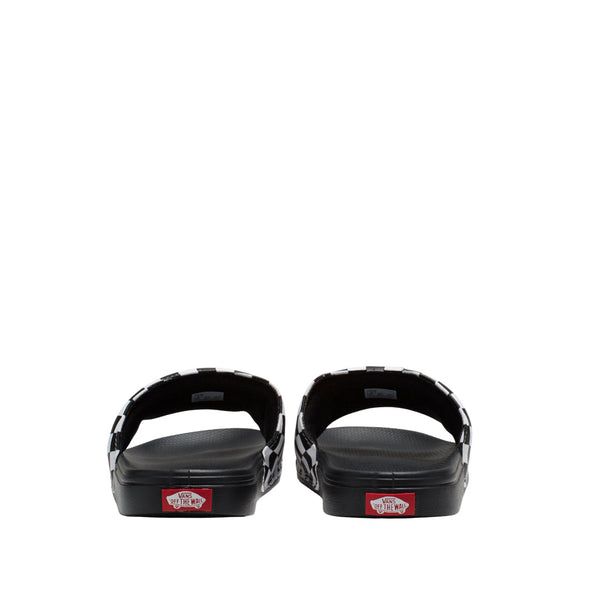 Sandalias slip on Costa unisex color negro y blanco