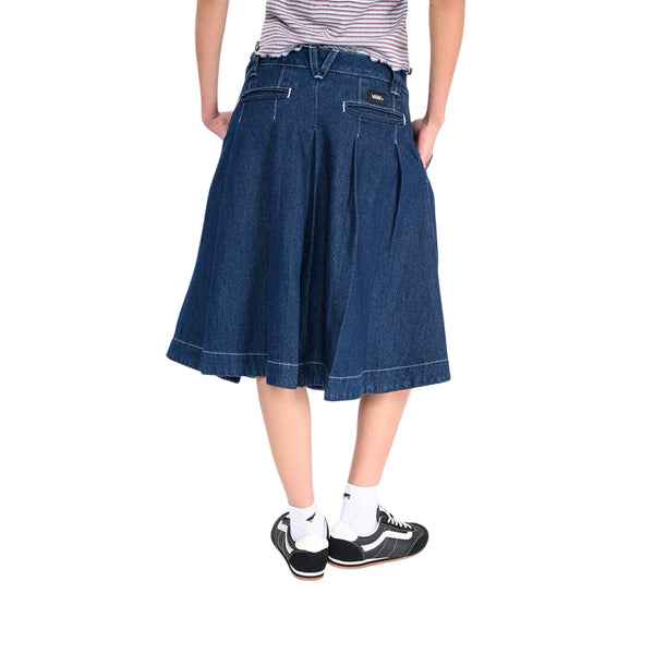 Falda Courty para mujer color azul