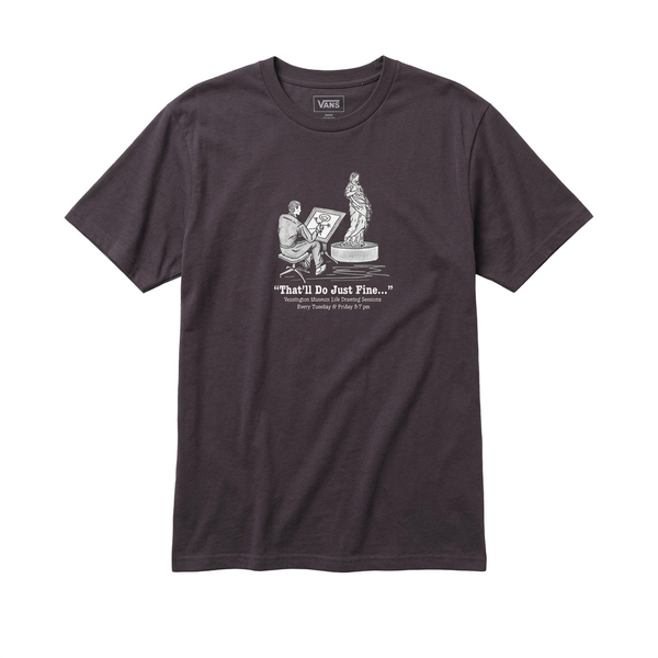 Camiseta Life para hombre color café