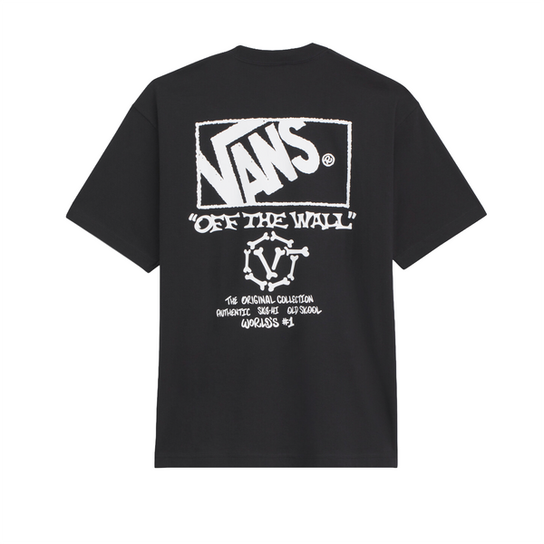 Camiseta Bones para hombre color negro