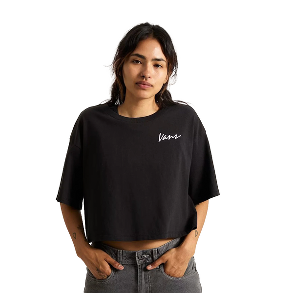 Camiseta Script1 para mujer color negro