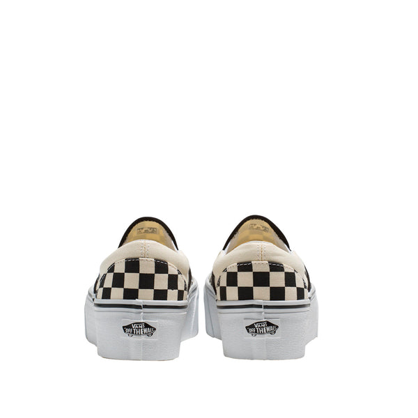 Tennis Slip On DD unisex color blanco y negro