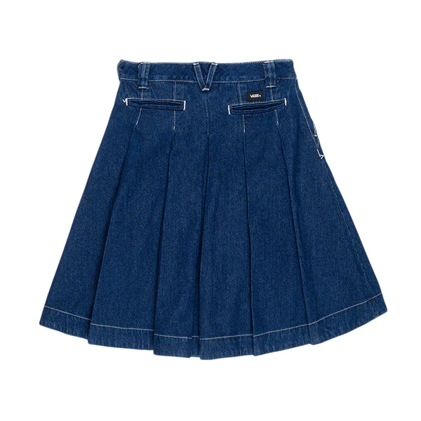 Falda Courty para mujer color azul