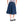 Falda Courty para mujer color azul