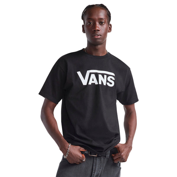 Camiseta V Clasic para hombre color negro