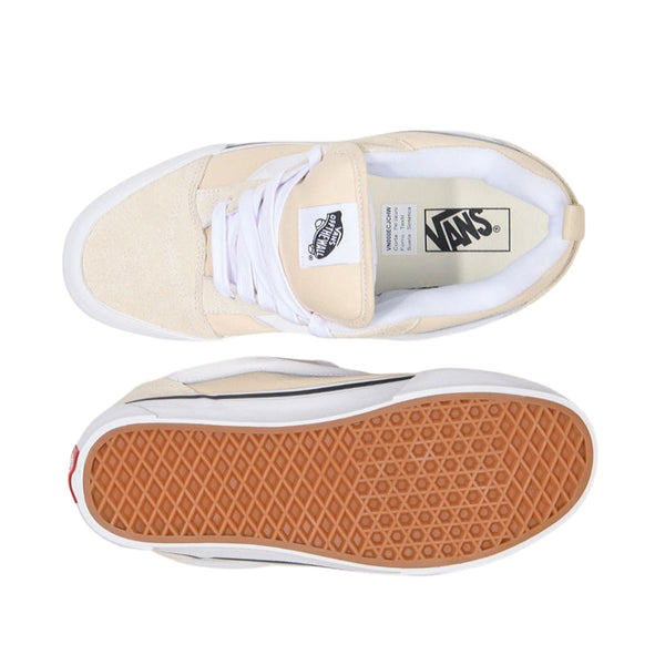 Tennis Knu Skool unisex color crema y blanco