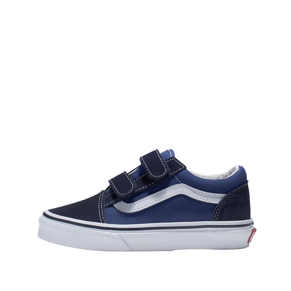 Tennis Old Skool para infante color navy, blanco y negro