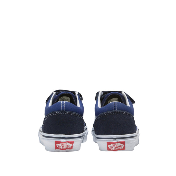 Tennis Old Skool para infante color navy, blanco y negro