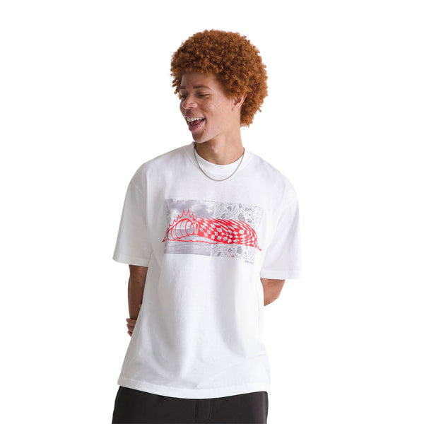 Camiseta Wave para hombre color blanco