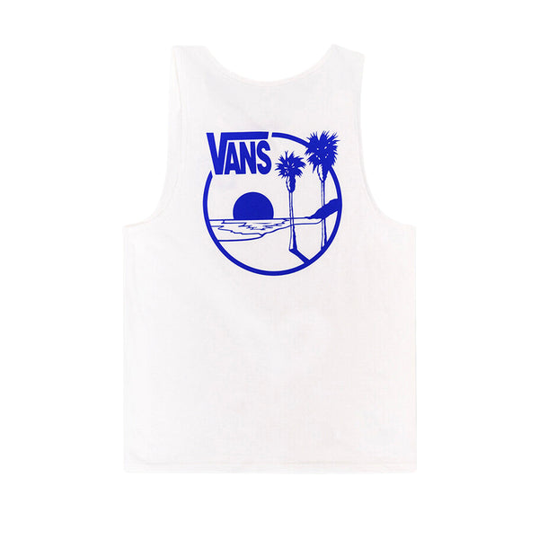Camiseta sin mangas Sano Tank para hombre color blanco