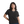 Camiseta Salton para mujer color negro