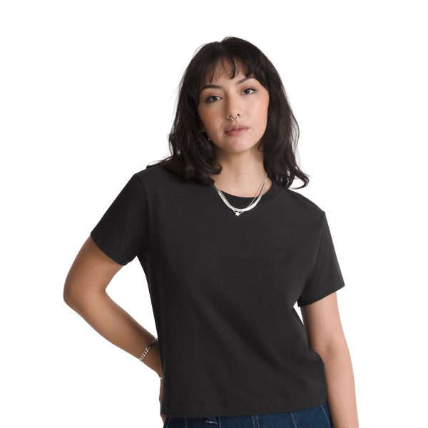 Camiseta Salton para mujer color negro