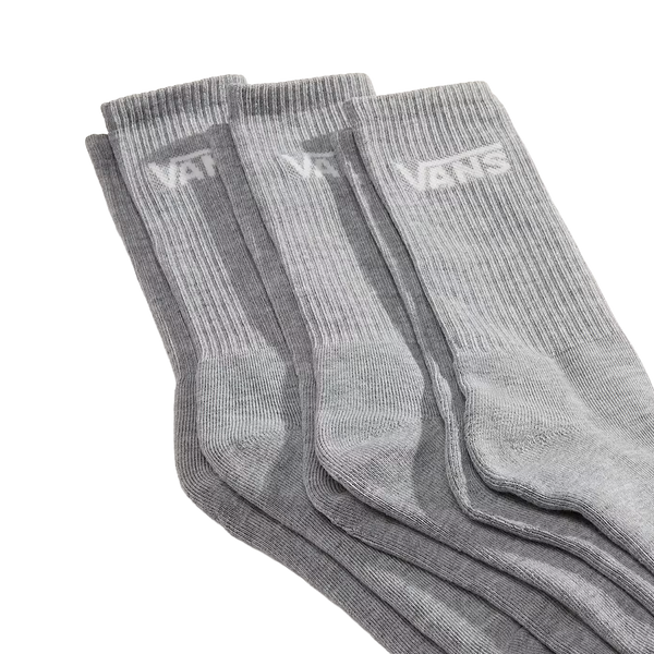 Calcetines Crew 3 Pack unisex color gris