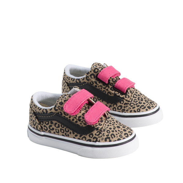 Tennis Old Skool V para infante color leopardo