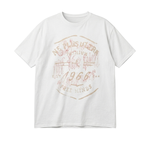 Camiseta Vintange para mujer color blanco