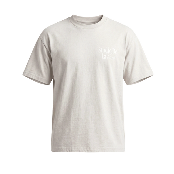 Camiseta Studio para hombre color blanco