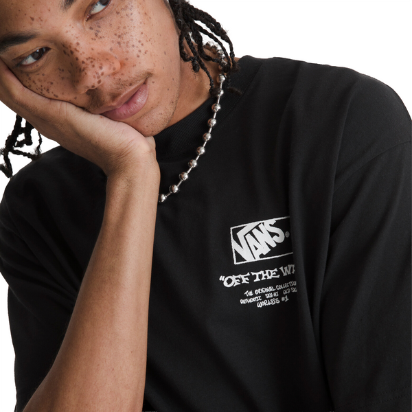Camiseta Bones para hombre color negro